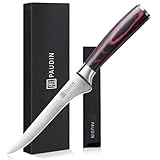 PAUDIN 15 cm Filetiermesser Küchenmesser aus hochwertigem Edelstahl, Professional Kochmesser mit...
