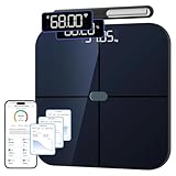 Healthkeep Personenwaage, Impedanzmesser, vernetzt, WLAN & Bluetooth, mit 8 Elektroden, hohe...