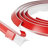 15mm*20mm Zierleisten Selbstklebend, 3 Meter Flexible Silikon Eckleiste Abschlussleiste für...