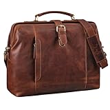 STILORD 'Casey' Vintage Handtasche Leder Damen Herren Arzttasche Echtleder Umhängetasche Retro...