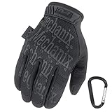 Mechanix Wear ORIGINAL Einsatz-Handschuhe, atmungsaktiv & abriebfest + Gear-Karabiner, Original...