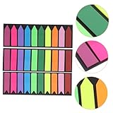 OSALADI 3sätze Farbige Klebestreifen Selbstklebende Buchaufkleber Als Lesehilfe Notizregisterkarten...