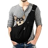 Lyneun Hundetragetasche Haustier Verstellbare Umhängetasche Transporttasche für...