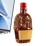 300-ml-Alkoholflaschen, Likörglas, luftdichter Glasbehälter, künstlerisches 3D-Design, leere...