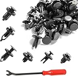 120 Stück Nieten Clips Kunststoff Nieten Befestigung Kit Expansionsschrauben für Türverkleidung...