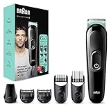 Braun Multi-Grooming-Kit 3, 6-in-1 Barttrimmer und Haarschneider, Haarentfernung Herren,...