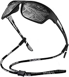 XFSRG Polarisierte Sportbrille Sonnenbrille für Herren und Damen mit UV400 Schutz Sport Radfahren...