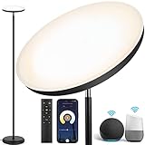 OUTON Smart LED Stehlampe 30W 3000LM, WiFi Dimmbar Standleuchte Kompatibel mit Alexa & Google...