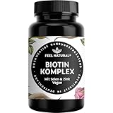 Biotin Komplex mit Selen & Zink – 365 vegane Tabletten – für Haut*, Haare* & Nägel* –...