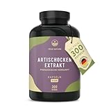 Artischocken Kapseln Hochdosiert – 2400 mg pro Dosis – 60 mg Cynarin – 28.800 mg Artischocke...