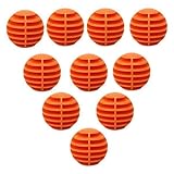 LOVIVER 4x10 Stücke Golf Sport Bälle für Indoor/Outdoor Schwung Training Praxis Orange