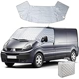 YWNYT Frontscheiben-Abdeckung für Opel Vivaro/Renault Trafic/Nissan Primastar, mit Innenbaumwolle,...