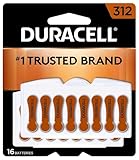 Duracell Hörgerätebatterien, Größe 312, langlebiger Akku mit EasyTab für einfache Installation,...