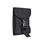 Namvo 2KG Scuba Diving Gewichtstasche Divers Weights Pouch Bag mit Schnellverschluss (schwarz)