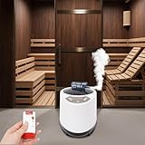Sauna Dampferzeuger, Mini Dampfsauna mit Timer Heimsauna Wärmekabine Saunakabine Mobile Saunen 3L...