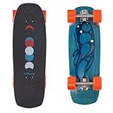 Loaded Boards Ballona Mini Cruiser Longboard Skateboard (Moby, Rumblebee Complete)