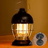 5000mAh Aufladbar LED Campinglampe, Retro Campinglaterne Akku mit 400LM Warmweiß,100...