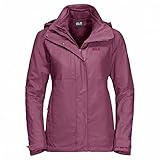 Jack Wolfskin, Echo Pass, 3-In-1-Hardshell-Jacke, Violetter Quarz, M, Frau
