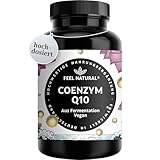 Coenzym Q10 – 120 vegane Kapseln mit 200mg Coenzym pro Tagesdosis – hochwertiges Q10 – Vorrat...