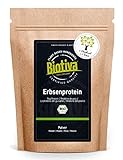 Biotiva Erbsenprotein-Pulver Bio 1kg - 83% Proteingehalt - 100% Erbsen-Proteinisolat - Höchste...