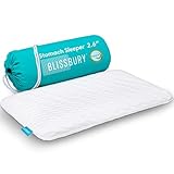 BLISSBURY Dünnes 6,6 cm Bauchschläferkissen aus MemorySchaum Schlankes, flaches Kühlendes...