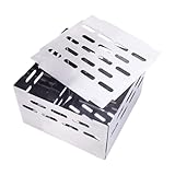 getuse Universelle Edelstahl-Räucherbox für Gasgrill, Grillzubehör, hohe...