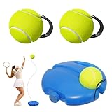 Jomdjmskes Tennis Trainer, Trainer Tennistrainer Set, Baseboard Set mit 2 Rebound Ball Selbststudium...