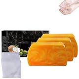 Deep Cleansing Moisturizing Golden Perfume Soap, Essential Oil Soap for Skin Care, Golden Essence...