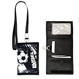 SIRLOMU Kinder Brustbeutel Dreifach gefaltete Geldbörse, Portemonnaie zum Umhängen für Jungen &...