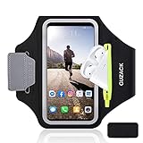 Sportarmband Handy Universal, Handyhalterung Joggen Mit Kopfhörer Tasche Running Armband für...