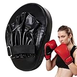 Boxhandschuhe, MMA-Pads, PU-Leder-Box-Pads, gebogener Haken und Jab Ziel-Handpolster, Handschuhe...