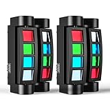 UKing 2pcs Moving Head LED Discolicht 8 x 10W RGBW Beams LED Lichttechnik DMX 512 Sound Aktiviert...