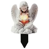 Grabschmuck Wetterfest,Engel für Grab Wetterfest,Grabdeko,Friedhof Deko,Betende...