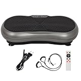 Panana Vibrationsplatte mit leiser Motor | 120 Vibrationsstufen + 10 Trainingsprogramme | mit...