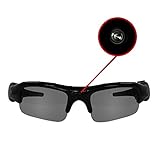 Eaxus® Action Videobrille/Spionbrille/Kamerabrille. Actionkamera mit Sonnenbrille - mini Kamera und...