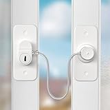 AOSITE Fenstersicherung Kinder Ohne Bohren, Kühlschrankschloss, Fensterschutz Kinder, Schrank...