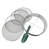 Generisch Erdsieb Für Die Gartenarbeit, Edelstahl, Kompakt Und Leicht, Steinsieb Für Steine Und,...
