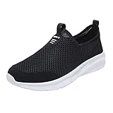 Mode Sommer Herren Turnschuhe Atmungsaktives Mesh Flach Schnür Freizeitschuhe Skate Schuhe Herren...