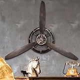 YOUKI wanddeko metall,wanddeko wohnzimmer,wand deko,3D Wandbild, Propeller-Dekoration für Küche,...