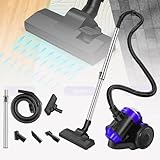 Zyklon Staubsauger Beutellos 1000 Watt Staubsaugerzylinder Leistungsstarker Bodenstaubsauger mit...