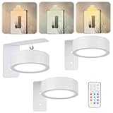 3 Stück Bilderleuchte Kabellos Lampe - LED 13 farbige Lichter Schlafzimmer Wohnzimmer...