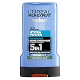 L'Oréal Men Expert Duschgel und Shampoo für Männer, Duschbad zur Reinigung von Körper, Haar und...