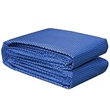 Poolpanda Premium Solarfolie 549 x 274 cm rechteckig | Stärke 400 µm | schwarz/blau | zuschneidbar...