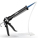 9” Kartuschenpistole für Silikon & Dichtstoffe – Profi Kartuschenpresse aus Metall – Robuste...