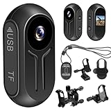 LXMIMI Aufgerüstete Action Cam, 120° Mini Action Videokamera, Magnet Mini Body Kamera, Tragbare...