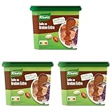 Knorr Soße zu Braten Extra leckere dunkle Soße Sauce mit würzigem Geschmack 25 Portionen (Packung...