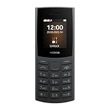 Nokia 105 4G 2023 Handy Dual SIM, 1,8 Zoll Farbdisplay, Charcoal [Italien]