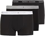 Tommy Hilfiger Herren Boxershorts Trunks Unterwäsche, Mehrfarbig (Grey Heather/Black/White), L