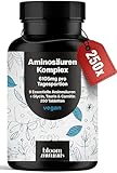 Aminosäuren Komplex Hochdosiert - 250 Tabletten - 6105 mg pro Tagesportion mit 9 Essentiellen...
