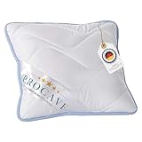 PROCAVE TopCool Kopfkissen Kochfest 40x40 cm, Qualitäts-Stepp-Kissen, atmungsaktives Allergiker...